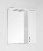 Зеркальный шкаф Style Line Олеандр-2 65/С белый