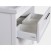 Комплект мебели ValenHouse Эйвори 80 без пенала, белый, фурнитура хром