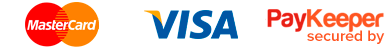 Visa, MasterCard, PayKeeper