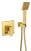 Смеситель Для Душевой Кабины Одноручковый  Скрытый Монтаж 18DK111 GOLD