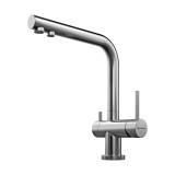 Смеситель OMOIKIRI Nagano-BN для кухни нержавеющая сталь &mdash; 