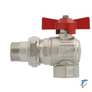 Шаровой кран Itap 1" серии Ideal 298 угловой со сгоном (298 1