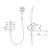 Смеситель для ванны Splenka S55.22.09 графит