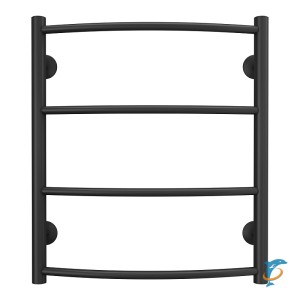 Полотенцесушитель водяной AZARIO VERONA 500/600 4 секции, нижнее/диагональное подключение, 1/2", графит (AZ83913G) (AZ83913G)