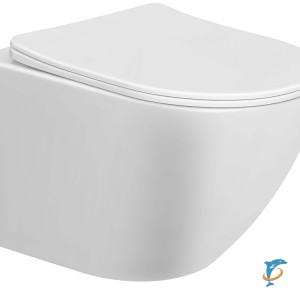 Подвесной унитаз Taliente Amato AM25010 белый, безободковый с сиденьем микролифт (AM25010)