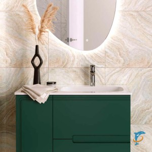 Тумба с раковиной Taliente Cevia 90L левая  (TA-MBС-90PR(L)-grigio verde+Taliente_ФР-00003411)