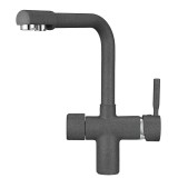 Смеситель для кухни Point PN3104GR графит — 
