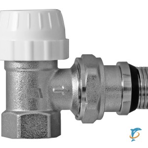 Кран для радиатора Millennium 3/4 угловой верхний под термоголовку  (RKTU3434)