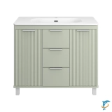 Тумба под раковину Brevita 90 Risacca Pistachio — 