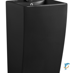 Раковина напольная Azario COMELLA 42х48х83 Черный матовый (AZ-314MB) (AZ-314MB)