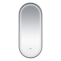 Зеркало с подсветкой Azario Блейк 1200х500х50 АZ-LED011525, черный матовый &mdash; 