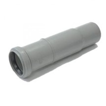 Патрубок канализационный Ф50 (Политек) компенсирующий — Патрубок канализационный Ф50 (Политек) компенсирующий