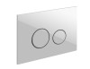 Кнопка Cersanit TWINS для LINK PRO/VECTOR/LINK/HI-TEC, стекло белый — 