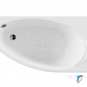 Ванна Roca Corfu 160x90 асимметричная левая белая 248573000  (248573000)