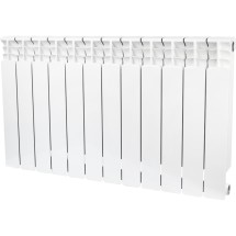 Биметаллический радиатор STOUT Space 500 12 секции нижнее правое подключение — 