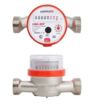 Счётчик для воды НОРМА СВКМ-20 универсальный — Макс. температура воды,°С: 90, Монтажная длина, мм: 130, 