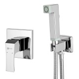 Смеситель встраиваемый Lemark Unit LM4519C с гигиеническим душем, встраиваемый &mdash; 