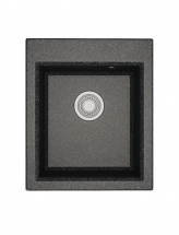Мойка для кухни из литого мрамора Aquaton Линеа 43 графит 1A732932LW210 — 