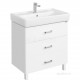 Тумба с раковиной Aquaton Америна 70М белая  (1A169001AM010 + Aquaton_1WH302083)