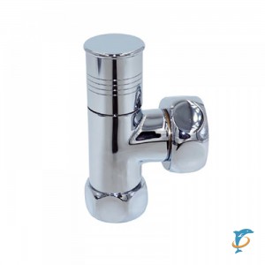 Вентиль запорный угловой TIM 1"г х 1/2"г  круглый (пара)  (KV01-LFF042)