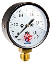 Манометр РОСМА с нижним подключением 1/2&quot;, 0-16 бар TM-510P.0416 — 