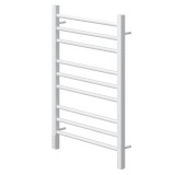 Полотенцесушитель электрический Point Веста PN70758W П9 500x800, диммер слева, белый — 