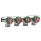 SMB-6850-341204 STOUT Коллектор регулирующий 3/4&quot;, 4 отвода 1/2&quot; — 