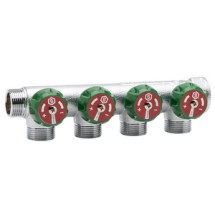 SMB-6850-341204 STOUT Коллектор регулирующий 3/4&quot;, 4 отвода 1/2&quot; — 