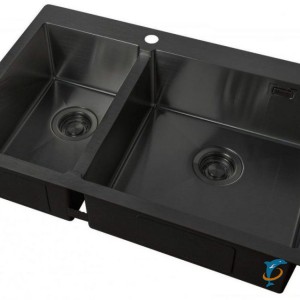 Кухонная мойка Zorg ZL R 780-2-510-R GRAFIT (R 780-2-510-R GRAFIT)