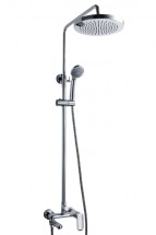 Душевая колонна со смесителем для ванны Bravat Opal C — 