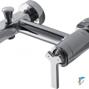 Смеситель для ванны c коротким изливом Bravat Waterfall  (F673107C-01)