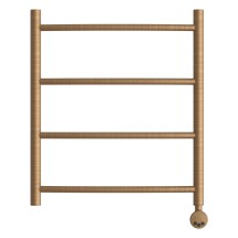 Полотенцесушитель электрический Point Афина PN04156BRE П4 500x600 левый/правый, бронза — 