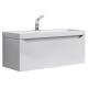 Тумба с раковиной Aqwella 5 Stars Verona 100 подвесная белый  (Ver.01.10/W+Inf.10.04.D)