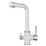 Смеситель для кухни Point PN3103W белый &mdash; 