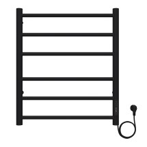 Полотенцесушитель электрический AZARIO PARMA 500/600 6 секций, диммер справа, черный (AZ10856B) — Водяной полотенцесушитель «Тренто» 446/1400 Terminus Benetto 9 перекладин