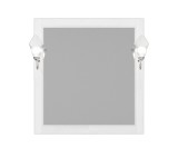 Зеркало ValenHouse Лиора 90 белое, фурнитура хром — 