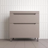 Тумба для комплекта напольная Style Line Остин 80, тауп темный эмаль PLUS — 