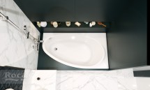 Ванна Roca Corfu 160x90 асимметричная правая белая 248574000 — 