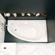 Ванна Roca Corfu 160x90 асимметричная правая белая 248574000  (248574000)
