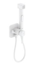Гигиенический душ со смесителем Iddis Axes 004WTS0i08, белый матовый &mdash; Смеситель для ванны с термостатом, Monet, IDDIS, MONSB00i74