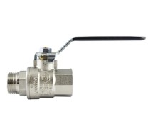 Кран Stout шаровой муфтовый полнопроходной 3/4 г/ш (рычаг) — 