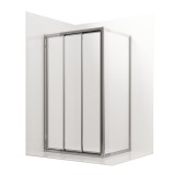 Душевое ограждение Ambassador Forsa 17021101NX-70NX (100х70х195) прямоугольник, хром, стекло прозрачное, раздвижная &mdash; 