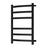 Полотенцесушитель электрический Point Антея PN17856B П6 500x600, диммер справа, черный &mdash; 