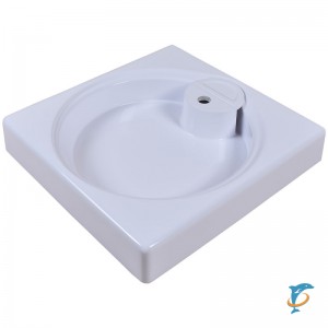 Раковина Stella Polar Аллюр 60х60 для установки над стиральной машиной, цвет белый  (SP-00000512)