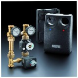 Насосная группа Oventrop Regumat F-180 (без насоса) &mdash; Смесительный контур с 3-х ходовым смесителем с терморегулятором (для контура тёплого пола)