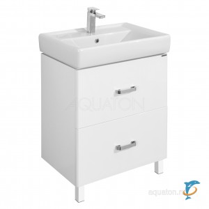 Тумба с раковиной Aquaton Америна 70Н белая  (1A169301AM010 + Aquaton_1WH302083)