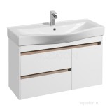 Тумба с раковиной Aquaton Нортон 100 белая — 