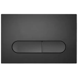 Кнопка смыва AZARIO NEW двойная, пластик, черный матовый (AZ-004.04) &mdash; 