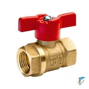 Кран шаровой латунный 11Б27П1 А30/1, 3/4 г/г, бабочка (А30/1G3/4)