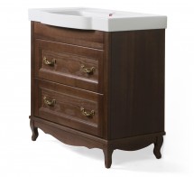 Тумба с раковиной ValenHouse Лиора 90 кальяри фурнитура бронза — 